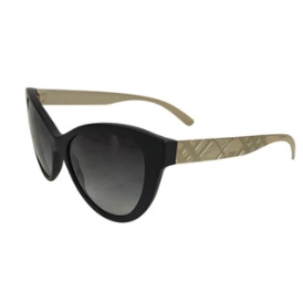 Burberry Cat Eye Black Nova Check B 4220 F